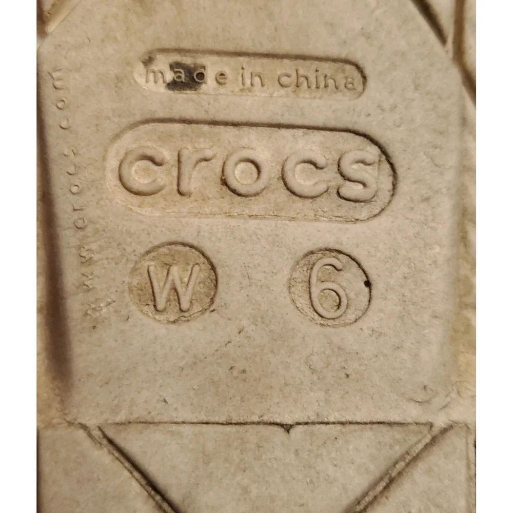 Crocs Beach Line Slip‎ On Boat Shoes Women's Size 6 Navy